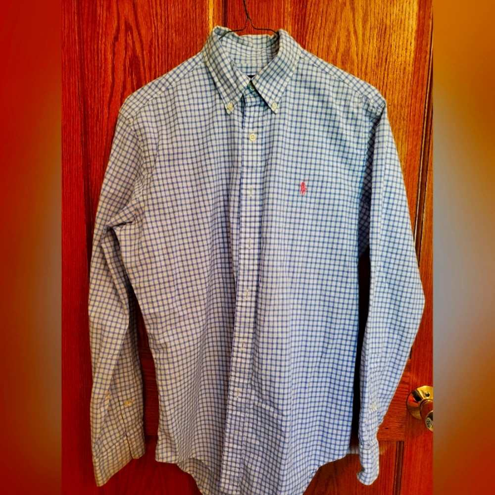 Mens Ralph Lauren long sleeve dress shirt